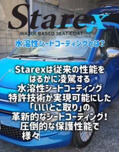 フィアット シートコーティングを施工しました