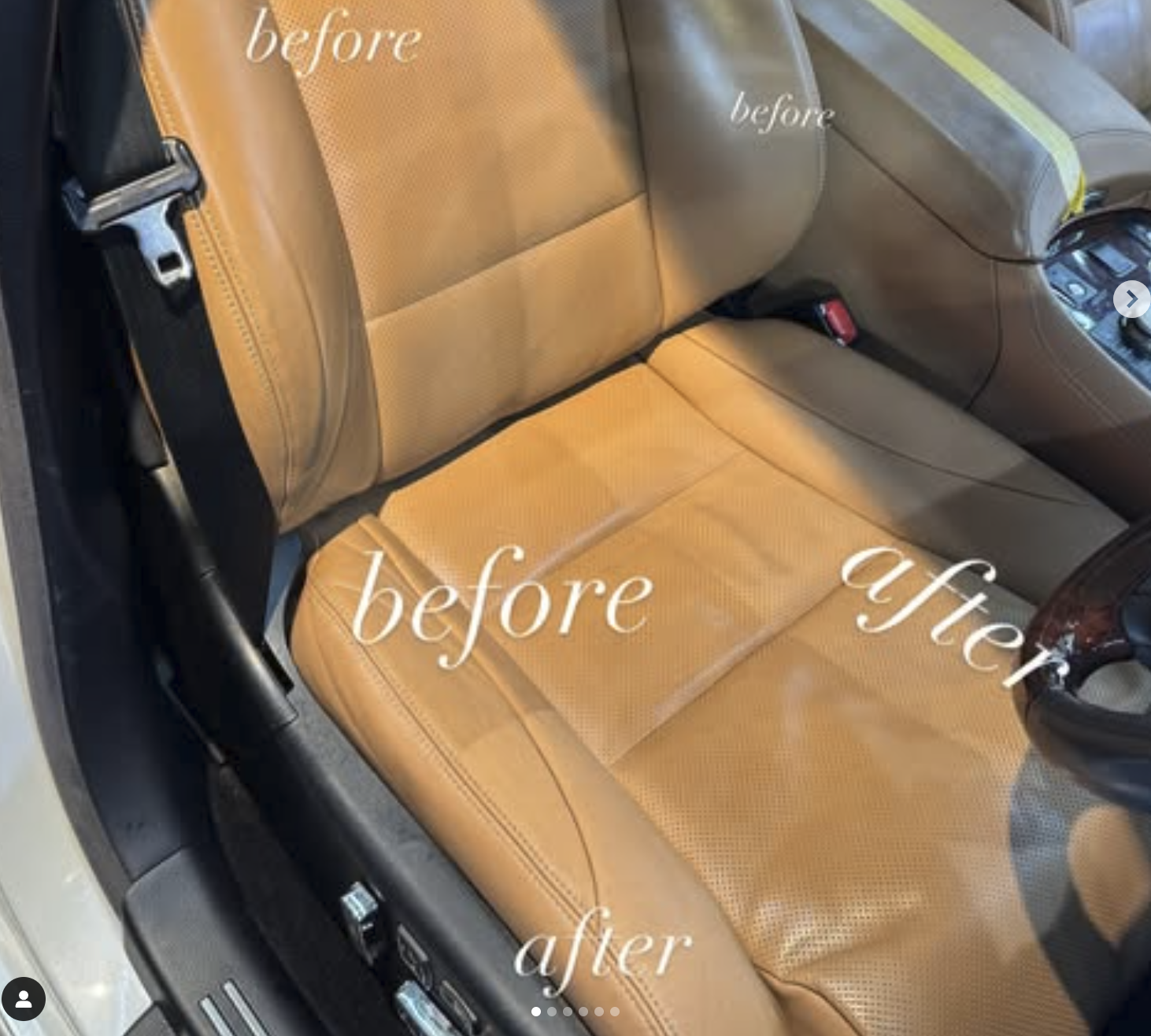 LEXUS レザーシートクリーニング・水性シートコーティング