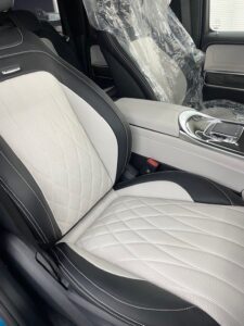 AMGゲレンデ新車の本革を守るシートコーティング｜愛媛Starex施工