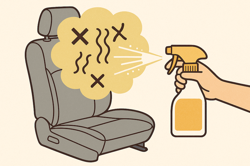 車内消臭 市販スプレーはお勧めできない