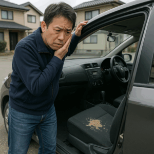 【富山県高岡市】車内の嘔吐・灯油・腐敗・カビ…「もうダメかも」と感じたらイリオス高岡へ｜緊急復旧＆保険相談