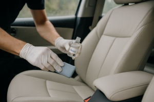 大阪府堺市で新車の内装を守る正しい選択｜カービューティサロン ビリーフのStarex水性シートコーティング