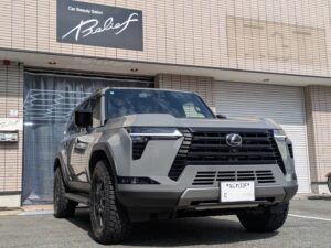 日焼け止め汚れ対策に｜新車LEXUS GX550内装コーティング施工例