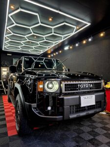 子どもが乗る新車ランクル250に｜撥水に頼らない内装コーティング