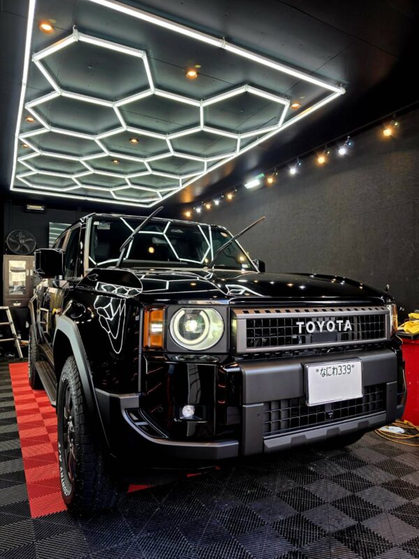 子どもが乗る新車ランクル250に｜撥水に頼らない内装コーティング