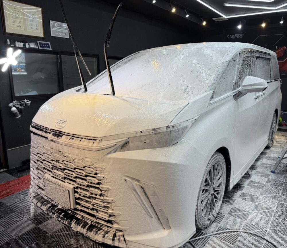 LEXUS LM ボディセラミックコーティング 下地洗車