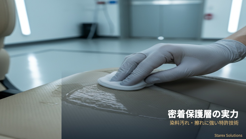 Toyota Alphardの大型レザーシート