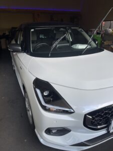 新型スイフト｜ファブリックシートコーティング施工事例｜片道40km通勤でも安心の汚れ防止対策【岡山市・Total Car Support LINKS】