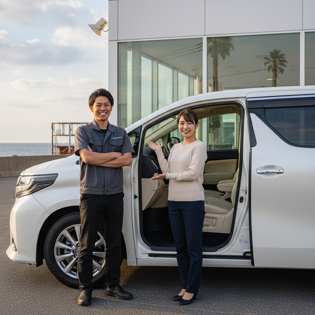 法人車両施工シーン