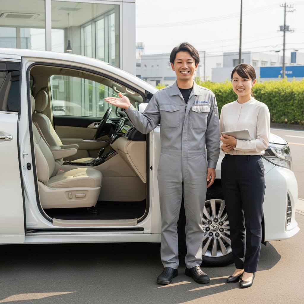 法人車両施工シーン