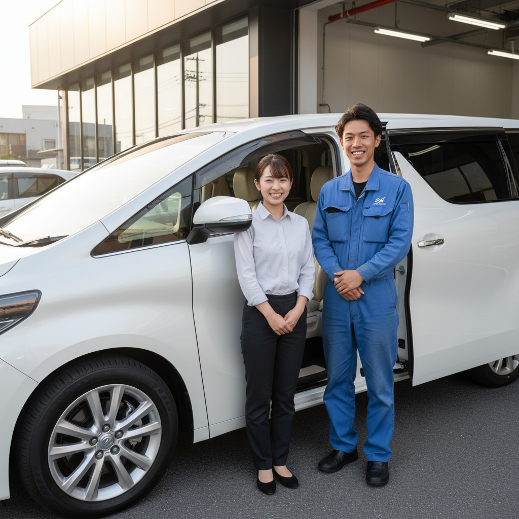 法人車両施工シーン