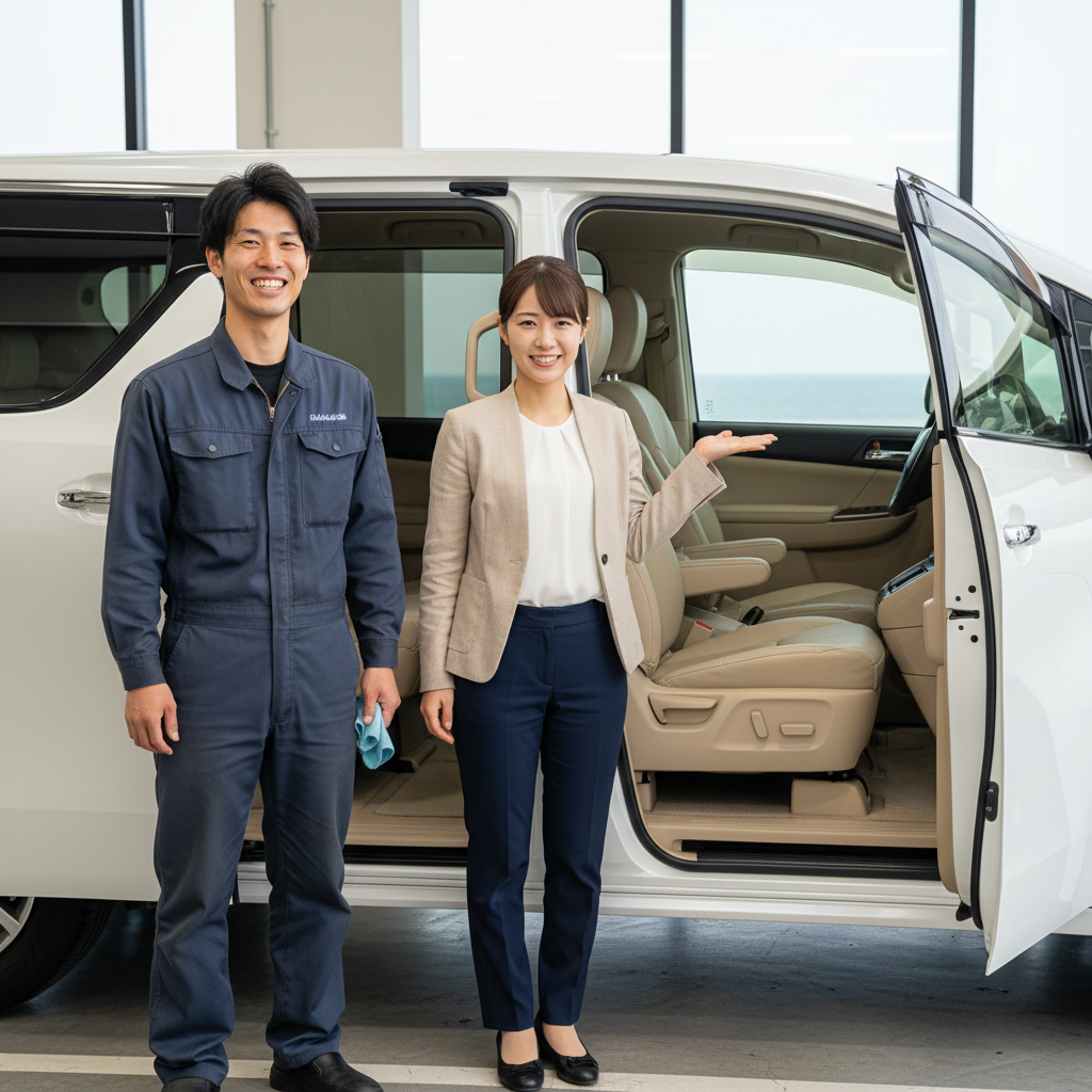 法人車両施工シーン