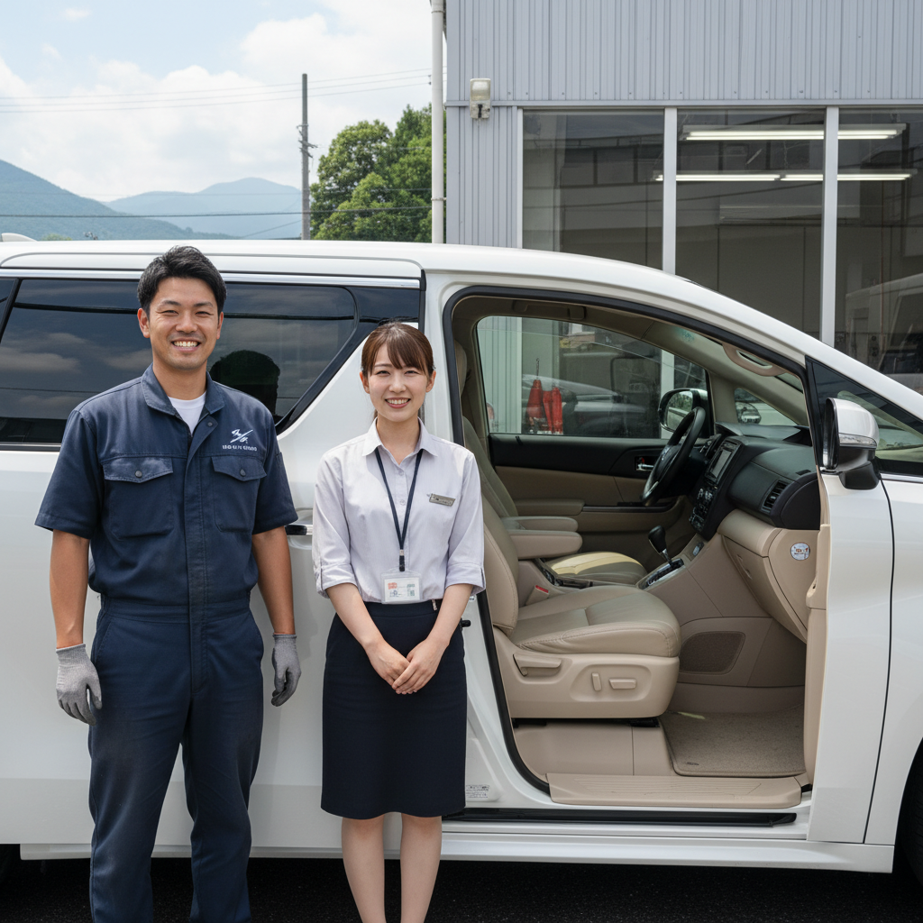 法人車両施工シーン