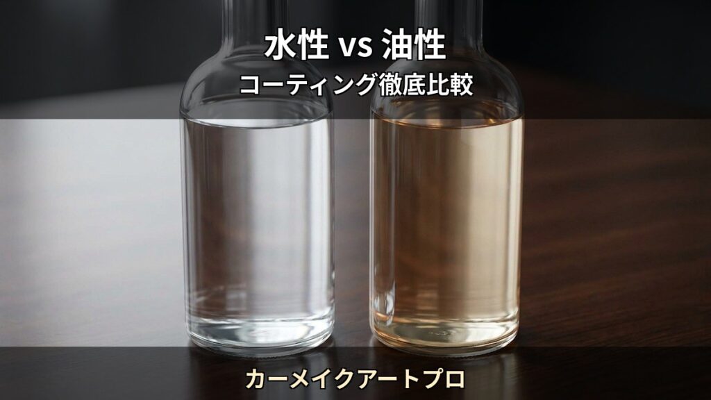 カーメイクアートプロ T07 アイキャッチ / 水性 vs 油性