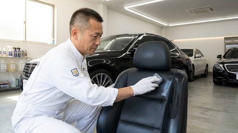 認定施工店で熟練技術者が Starex を専用ブラシで丁寧に塗布する施工現場