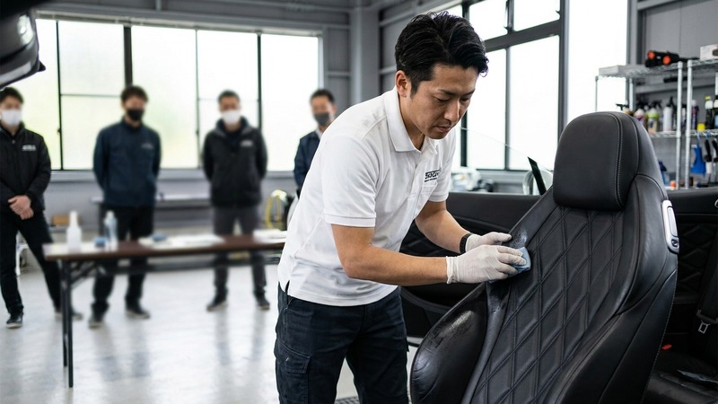 Starex 施工後 3 年経過したシートと未施工シートの比較イメージ