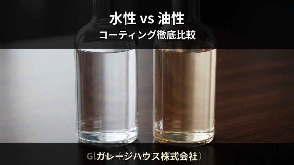 ガレージハウス株式会社 T07 アイキャッチ / 水性 vs 油性