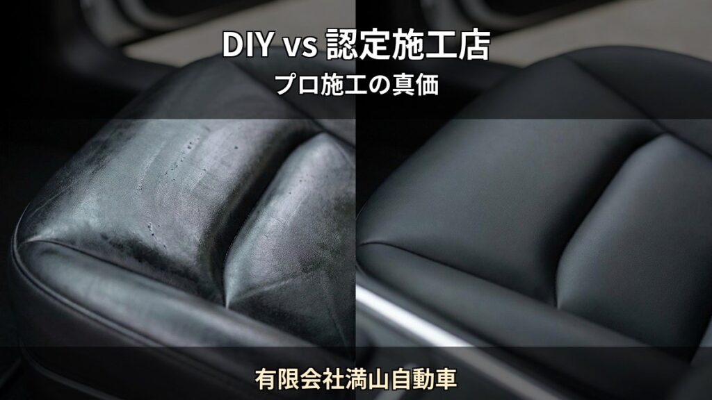 有限会社満山自動車 T08 アイキャッチ / DIY vs 認定施工店