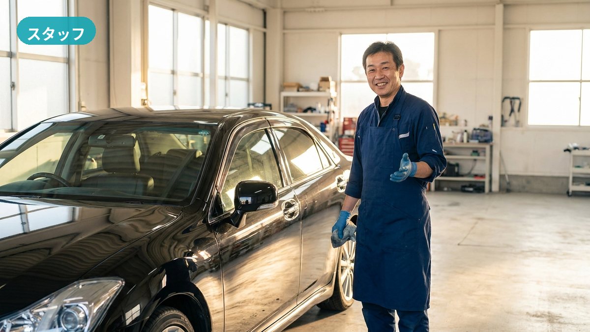 久留米市・空氣美爽で車内の空気とにおいの元にていねいに向き合うスタッフ