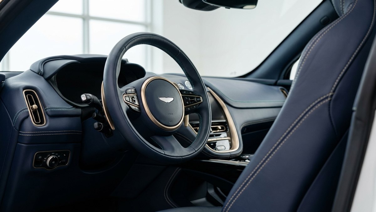 クリーニング後の清潔な運転席シートのアップ