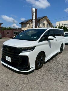 新車ヴェルファイアのシートコーティング施工事例｜高岡市・イリオス高岡