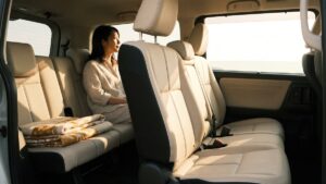 福岡県中間市 車内クリーニング｜三世代とペットが乗るお盆の後席汚れをプロが整える