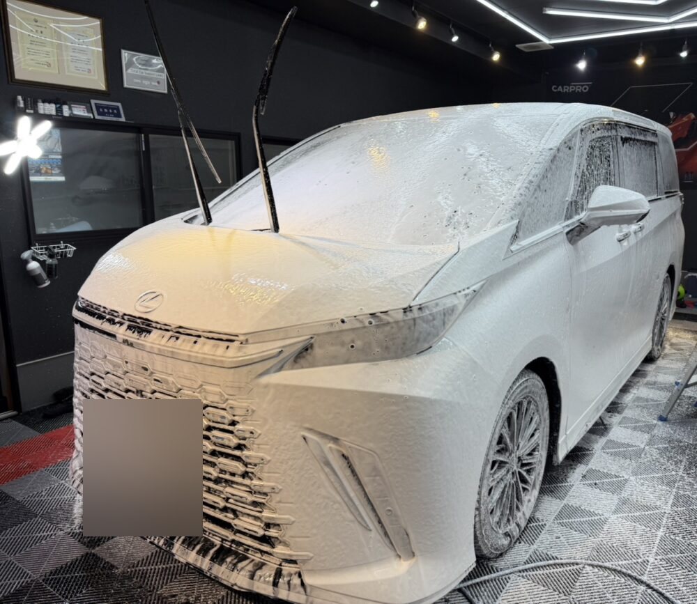 LEXUS LM ボディセラミックコーティング 下地洗車