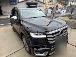 ランクル300の内装をデニムの色移りから守る｜新車の本革シートコーティング施工事例（岡山市南区）