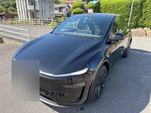 テスラ モデルYの内装を毎日の汚れと擦れから守る｜新車のシートコーティング施工事例（岡山市南区）